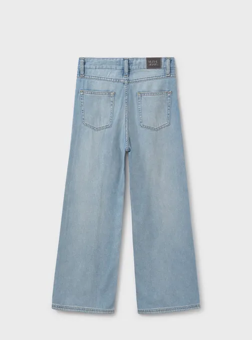 6538 Mayoral Tween/Teen Girls Denim Wide Leg Pants - Light