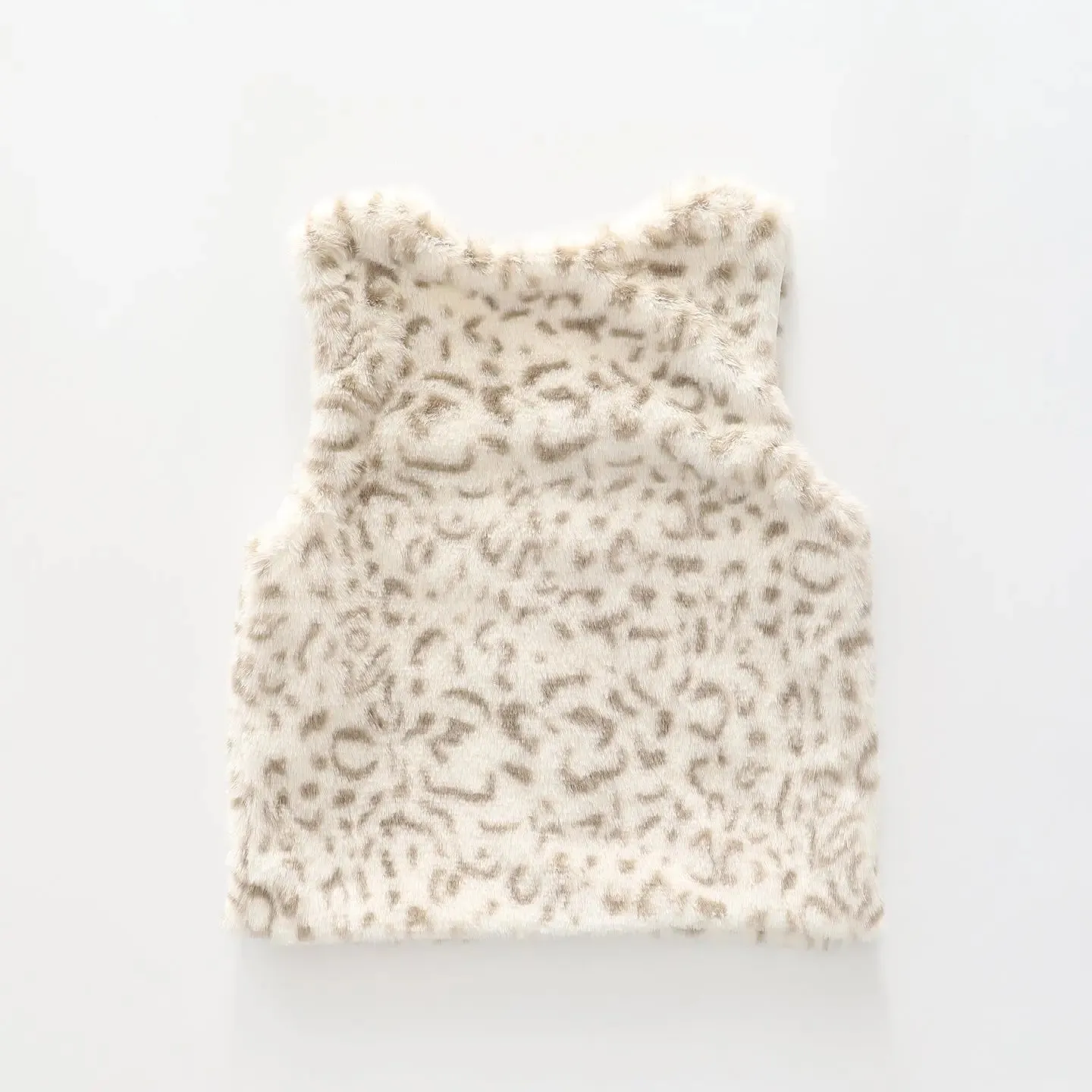 Animal Print Fur, Junior Girls Vest