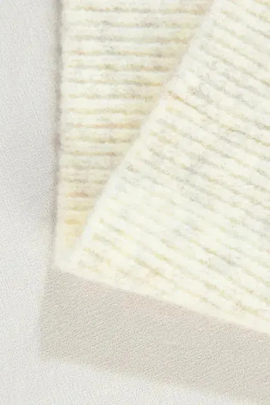 Arctic Stitch White Sweater
