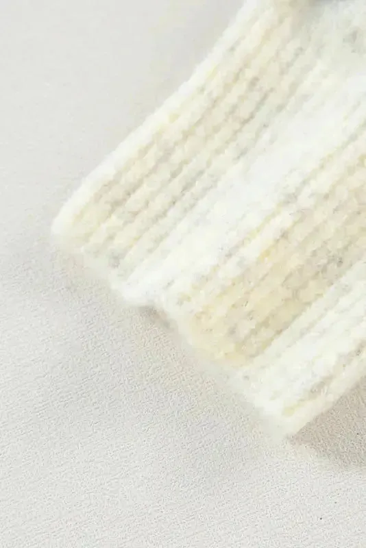 Arctic Stitch White Sweater