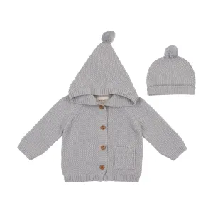 Baby Boy Sweater Set | Light Blue | Mema Knits | SS25