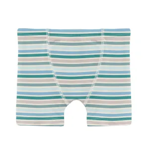 Bamboo Boxer Brief - Lakeside Stripe