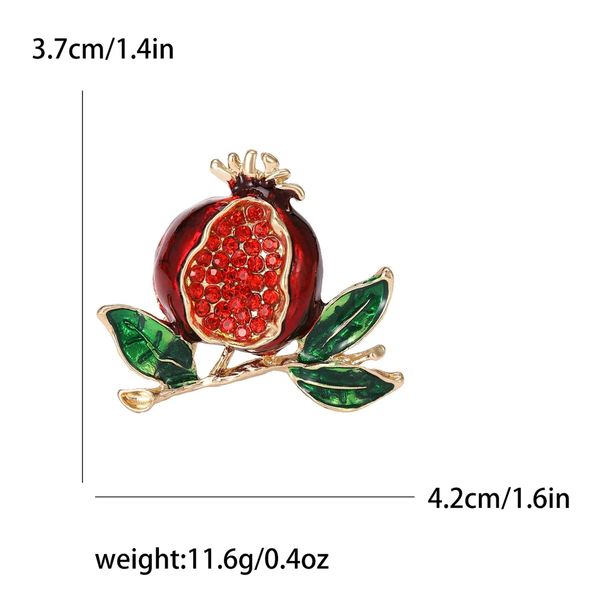 Beren Rhinestone Brooch Pin