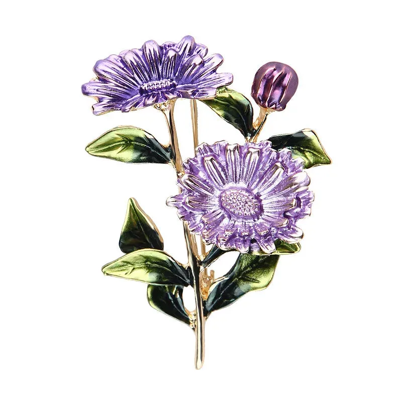 Beren Rhinestone Brooch Pin