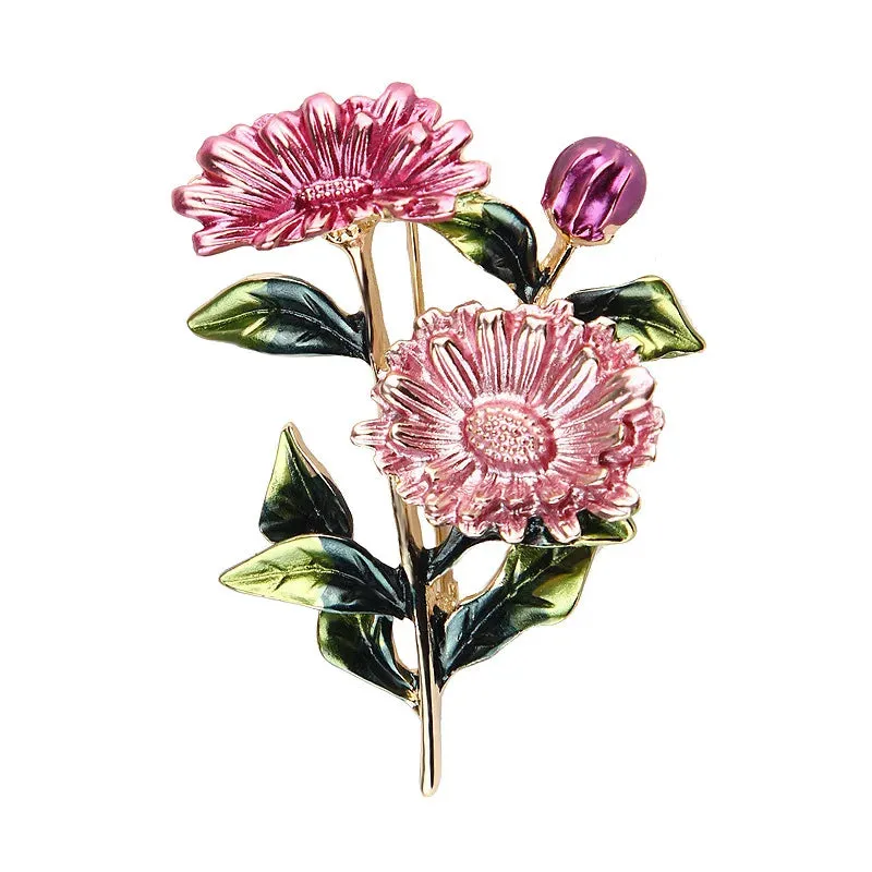 Beren Rhinestone Brooch Pin