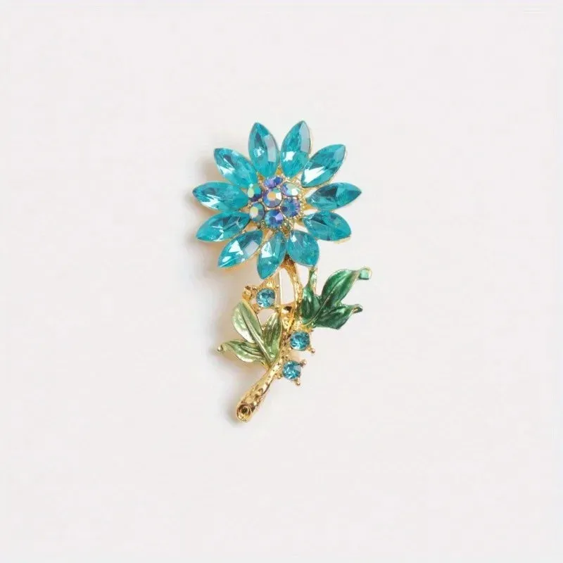 Beren Rhinestone Brooch Pin