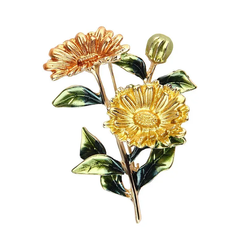 Beren Rhinestone Brooch Pin