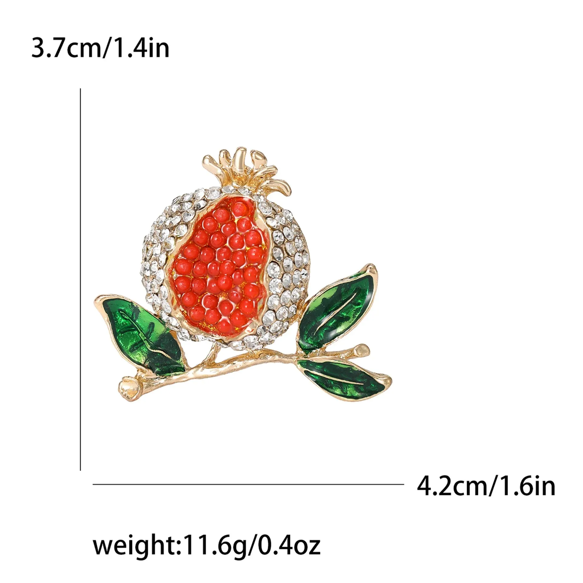 Beren Rhinestone Brooch Pin