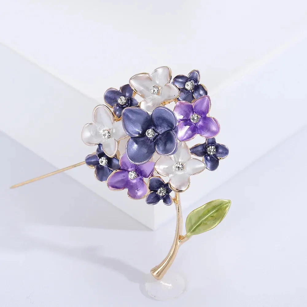 Beren Rhinestone Brooch Pin