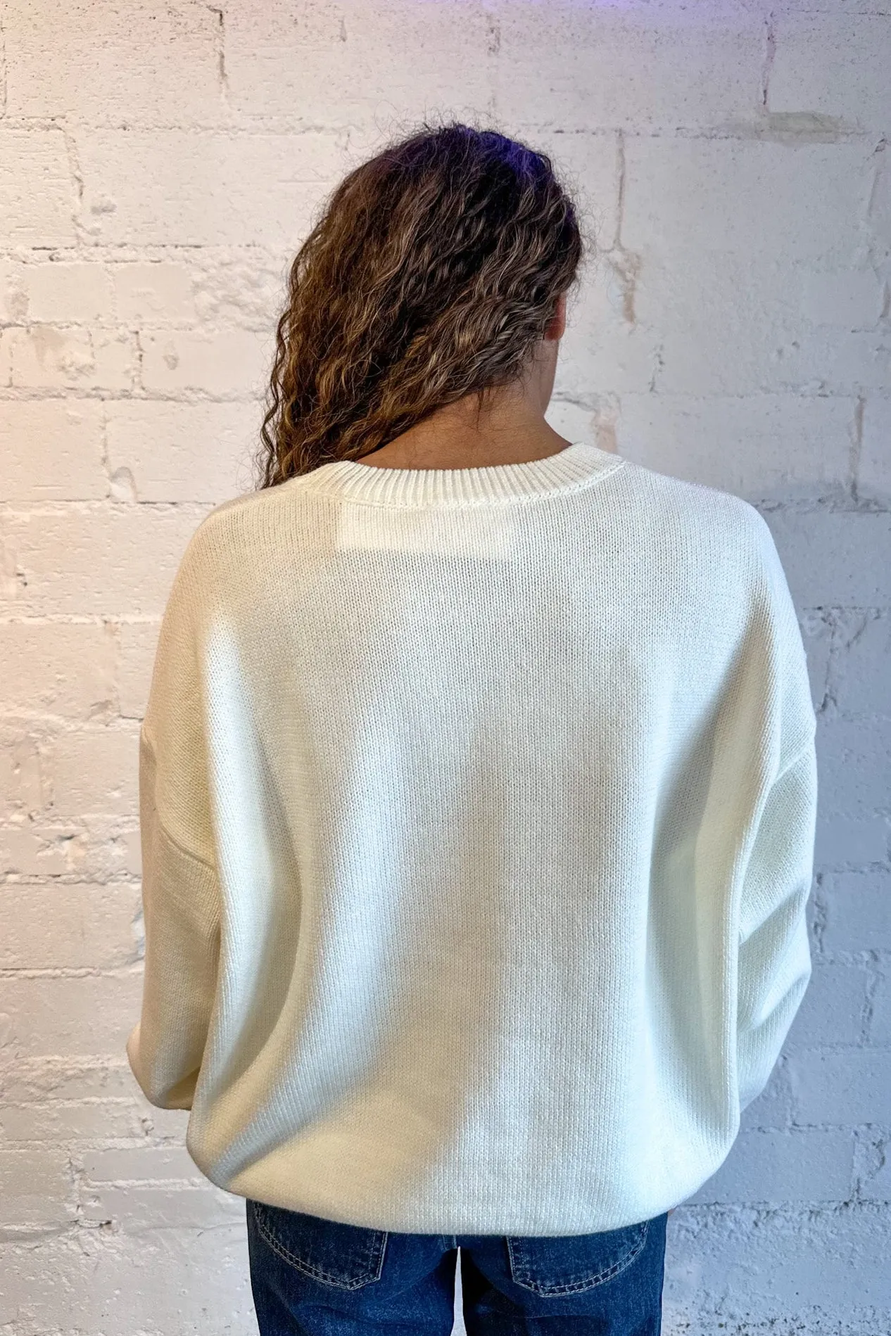Bow Teddy Bear Sweater