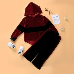 Boys Hooded Long Sleeve Top & Pants Boy Wholesale Clothing