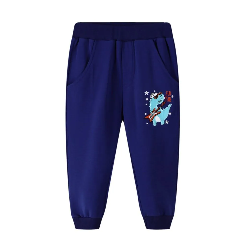 Boys Rock Dinosaur Pattern Top & Pants Wholesale Toddler Boy Clothes
