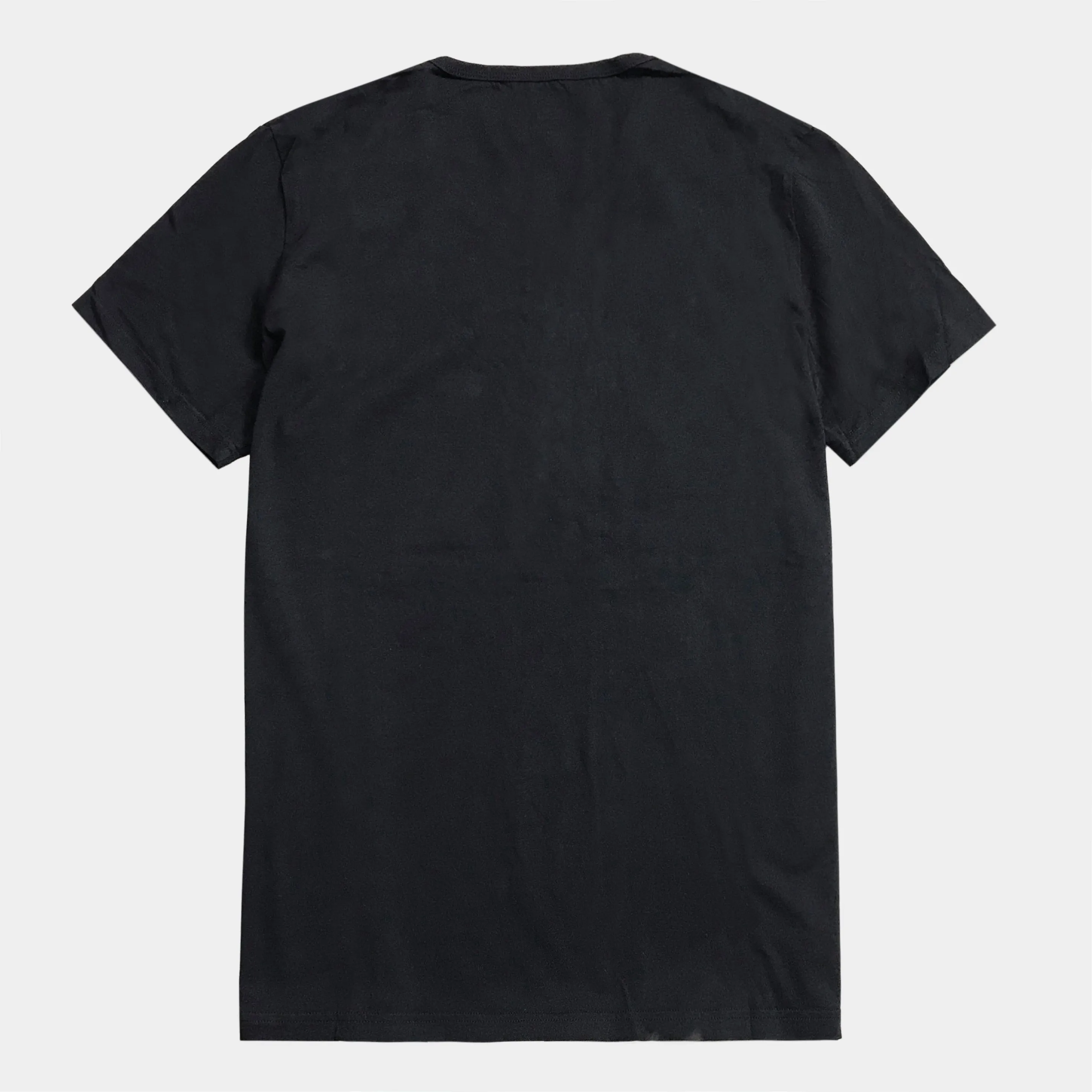 BZEN M.3210-KAITO REGULAR FIT SHORT SLEEVE 3 BUTTON JERSEY HENLEY-145GSM-E0 BLACK