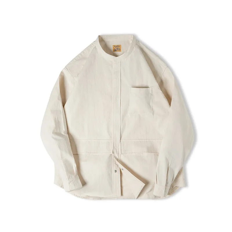 Casual Long Sleeve Pocket Shirts