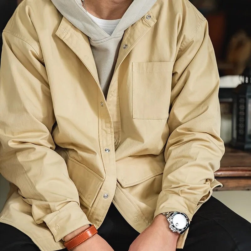 Casual Long Sleeve Pocket Shirts