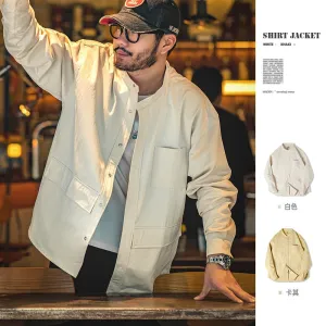 Casual Long Sleeve Pocket Shirts