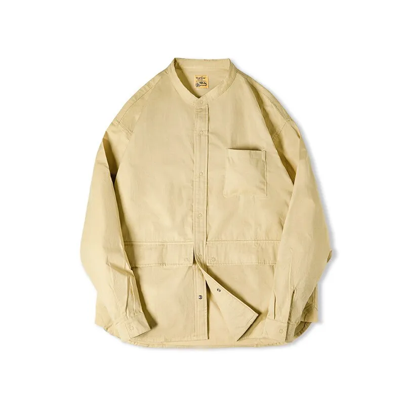 Casual Long Sleeve Pocket Shirts