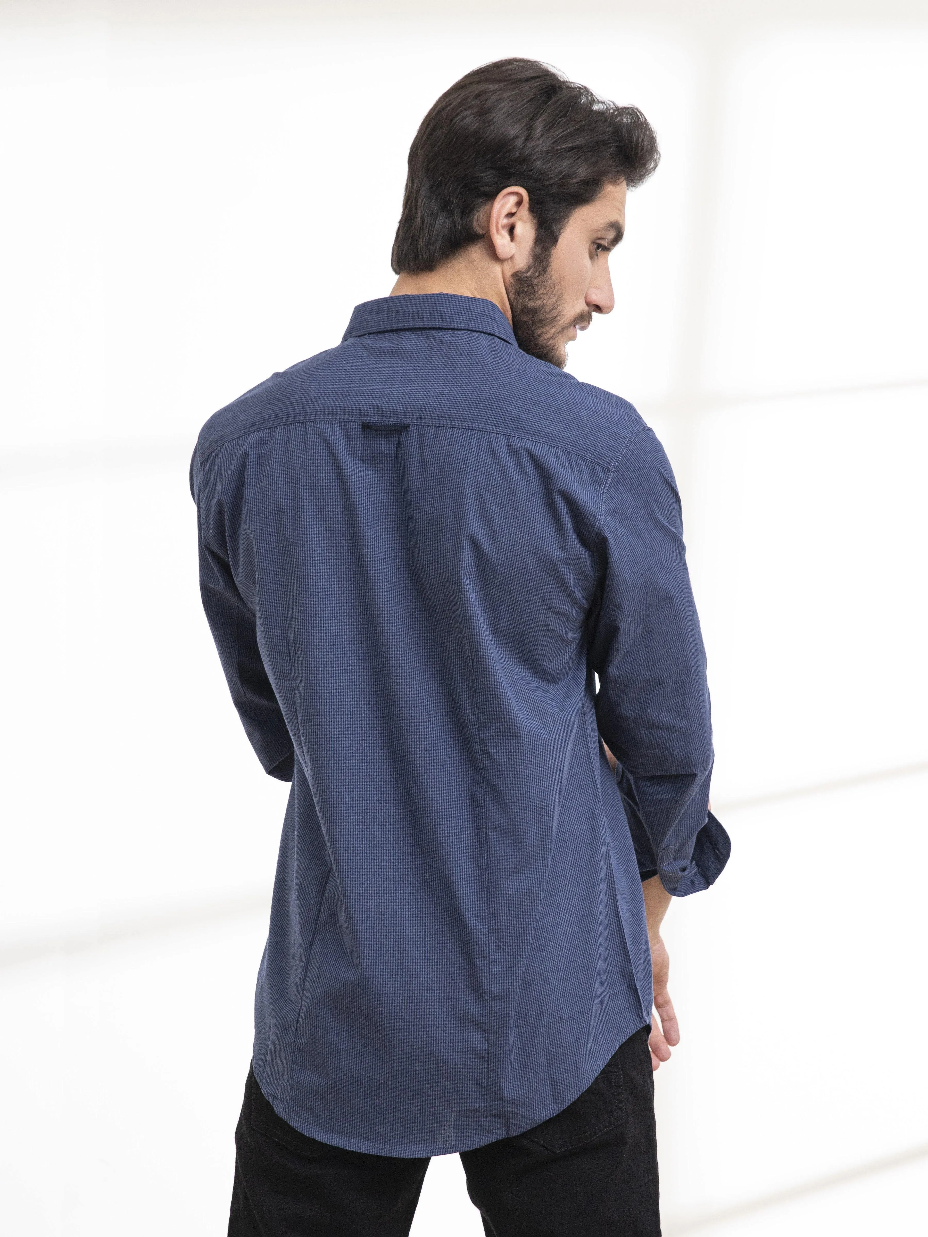 CASUAL SHIRTS FULL SLEEVE BLUE