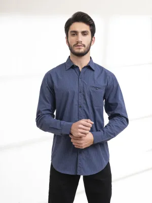 CASUAL SHIRTS FULL SLEEVE BLUE