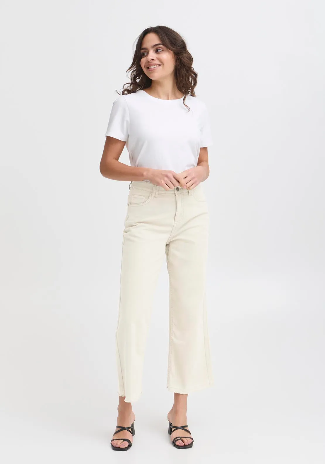 Casual Trousers - White