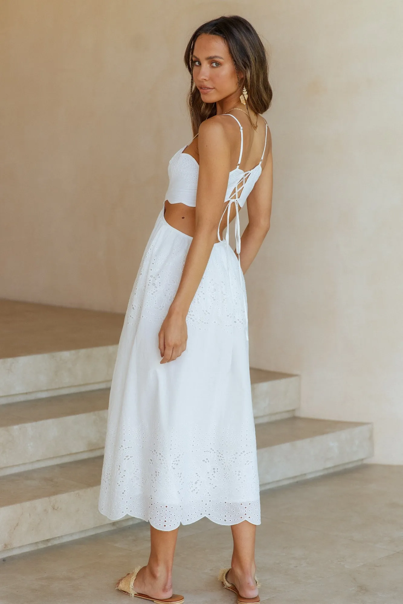 Closer To Me Maxi Dress White
