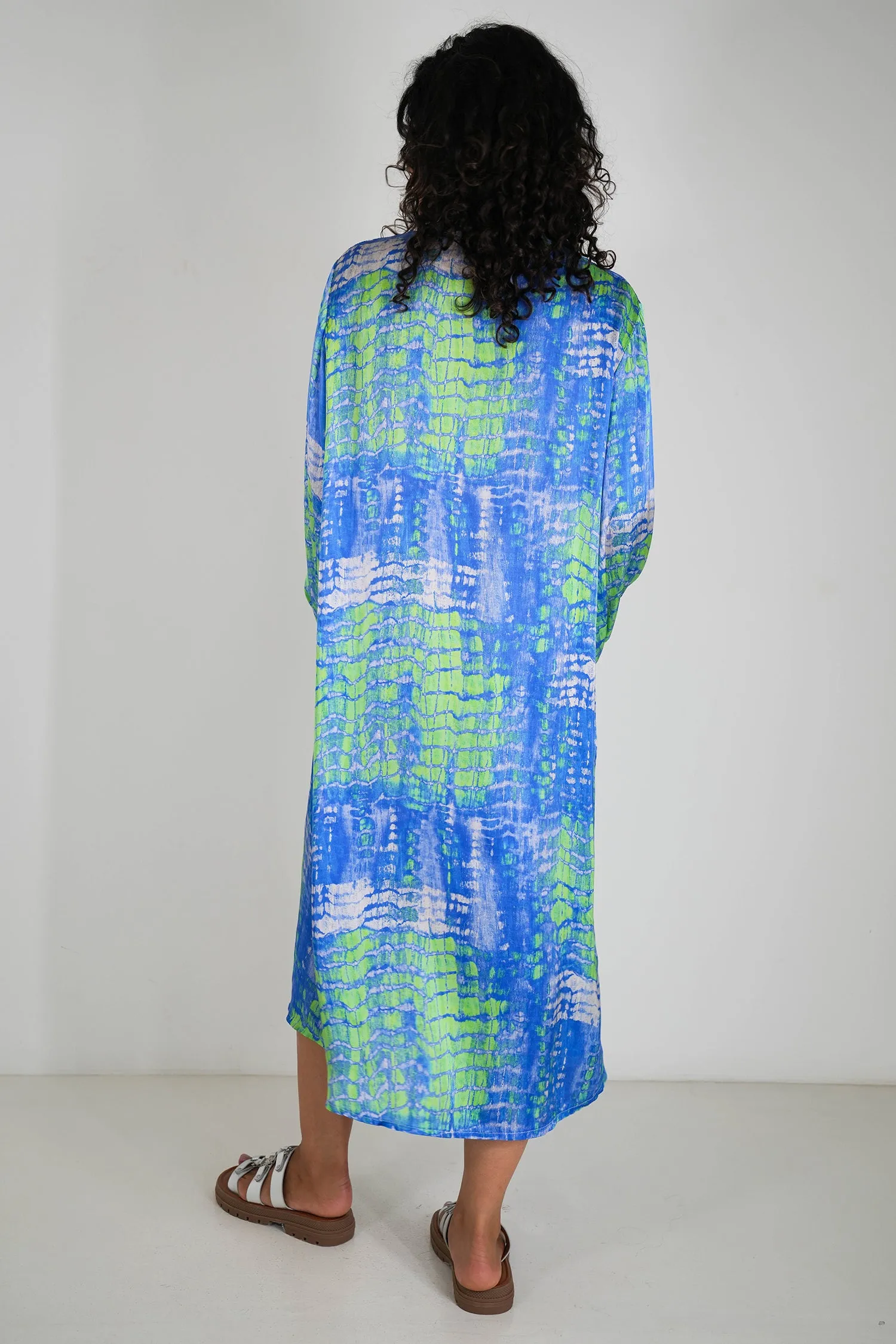 Cobalt and Lime Nicola Dress