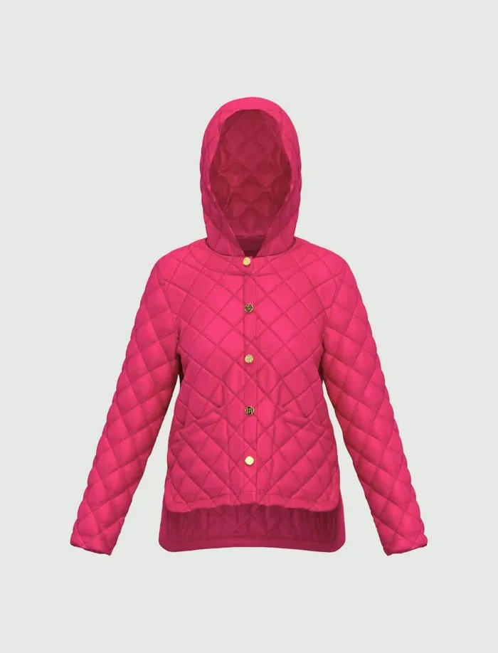 EBM-2415481011200 BLACK GHIERA QUILT JACKET