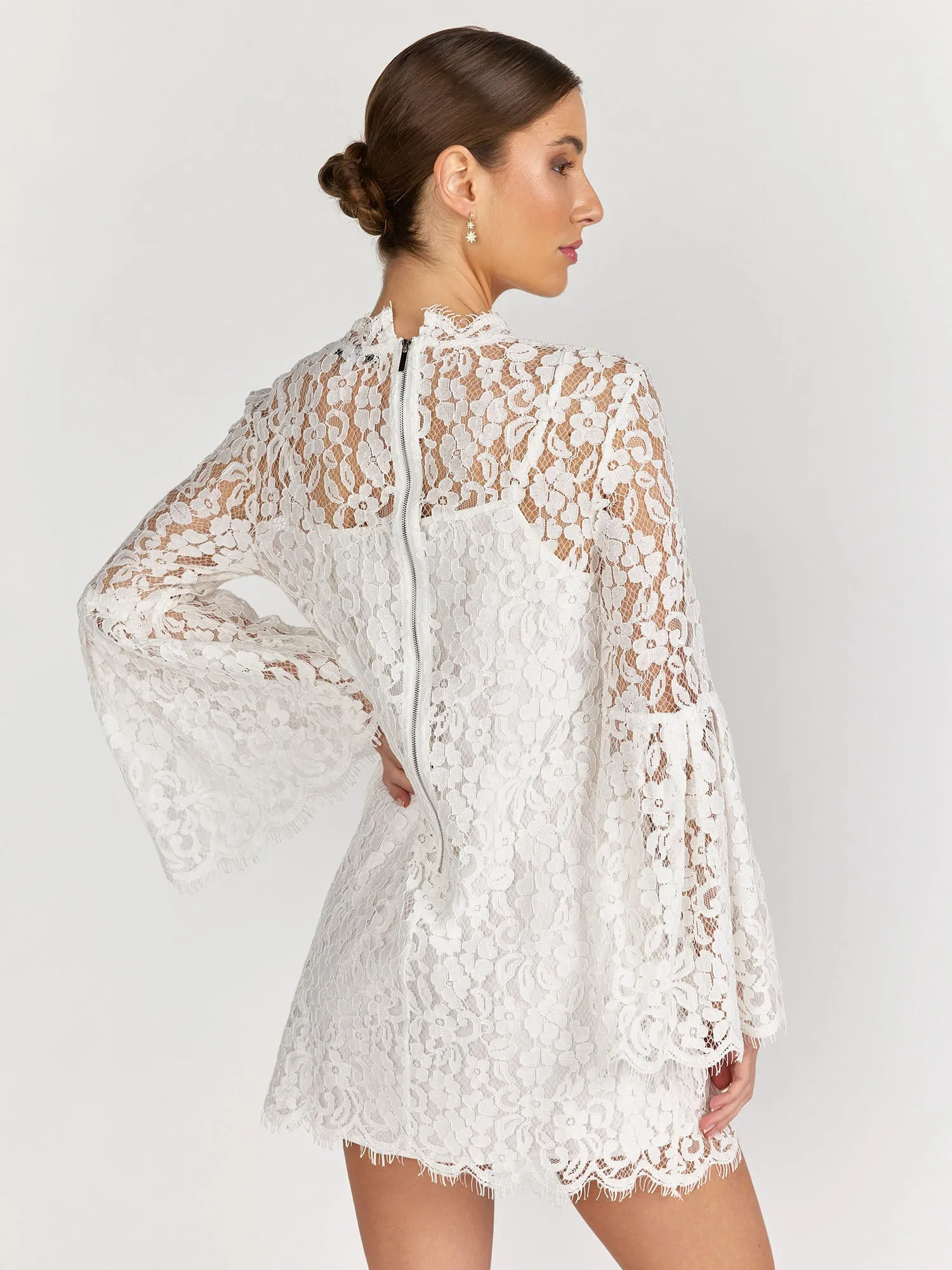 English Factory Bell Sleeve Lace Dress - Brands We Love