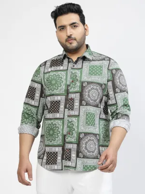 Ethnic Motifs Printed Cotton Casual Shirt
