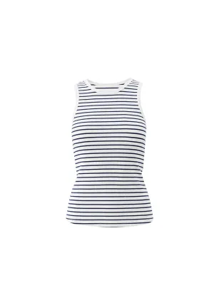 Exclusive Frankie Navy Stripe Tank