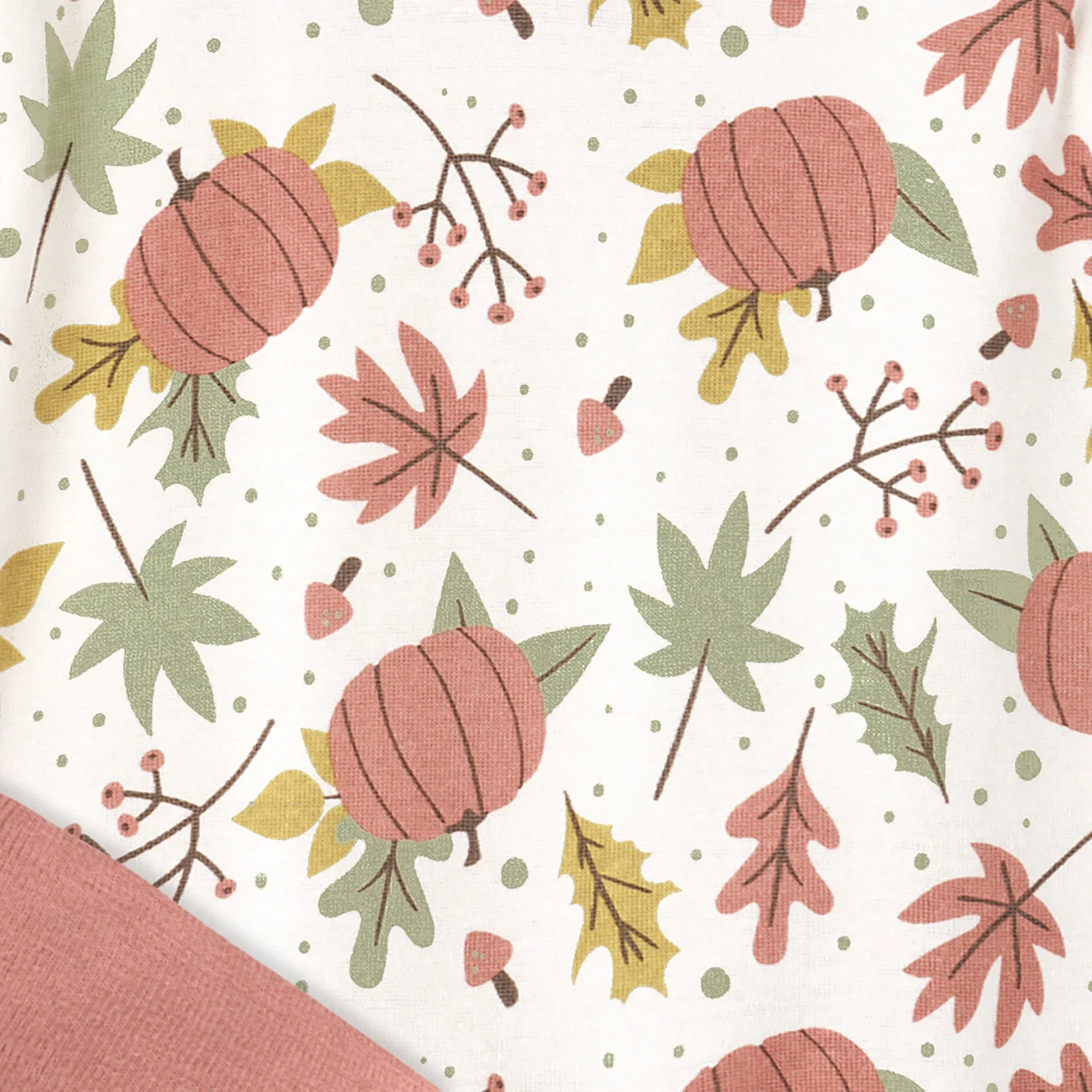 Fall Harvest Set in Bamboo/Cotton