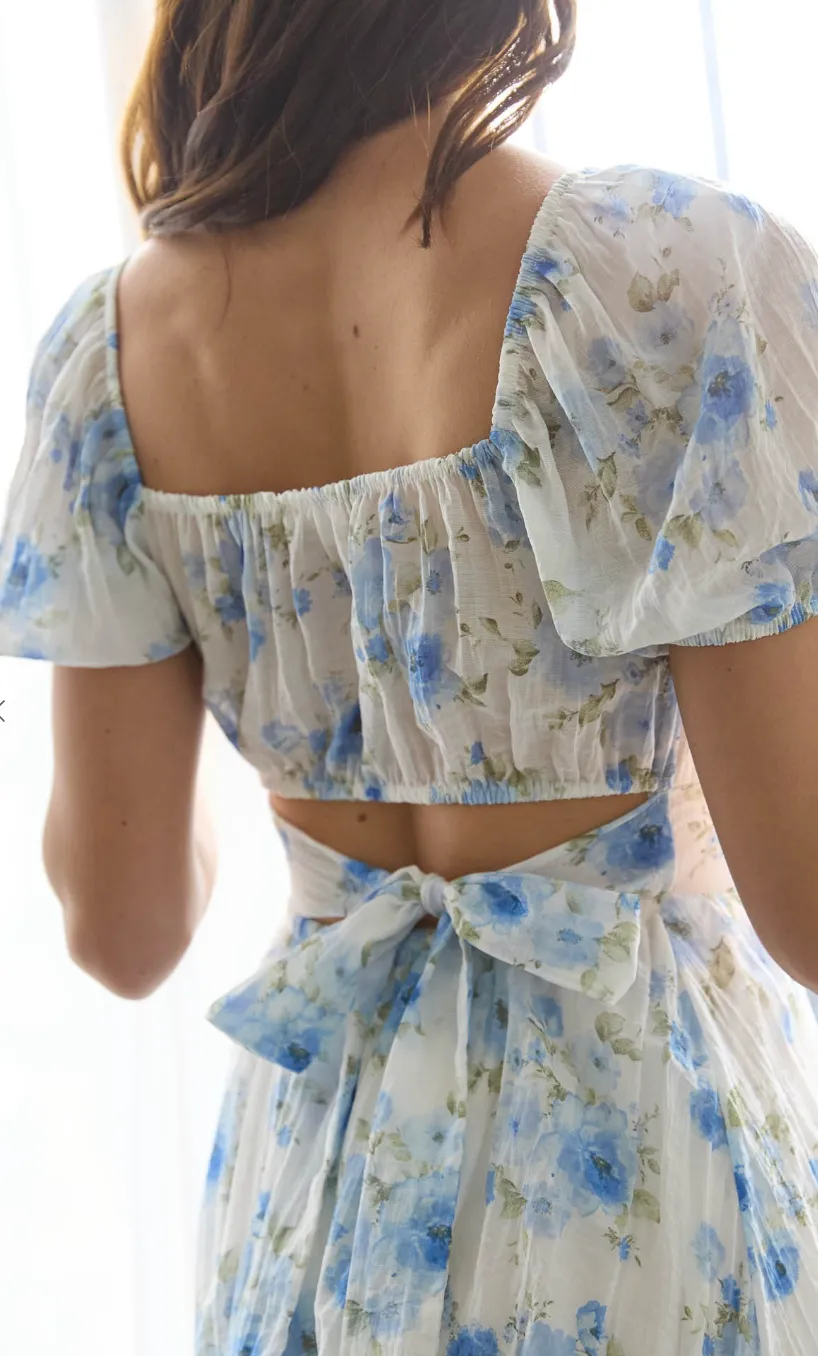 Floral Corset Detail Dress