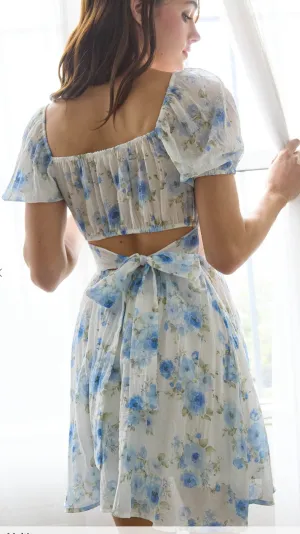 Floral Corset Detail Dress