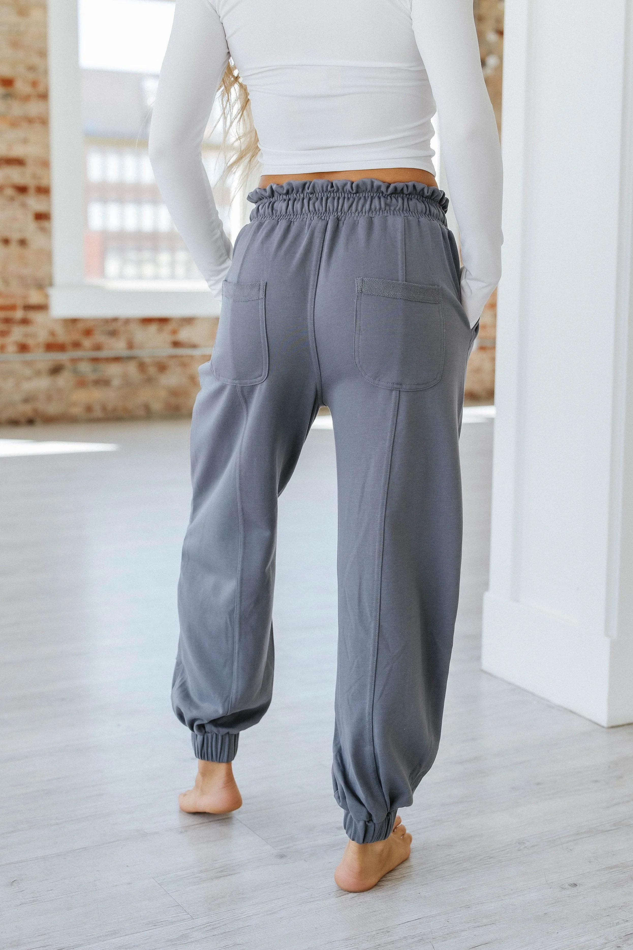 Harvey Lace-up Waist Harem Pants