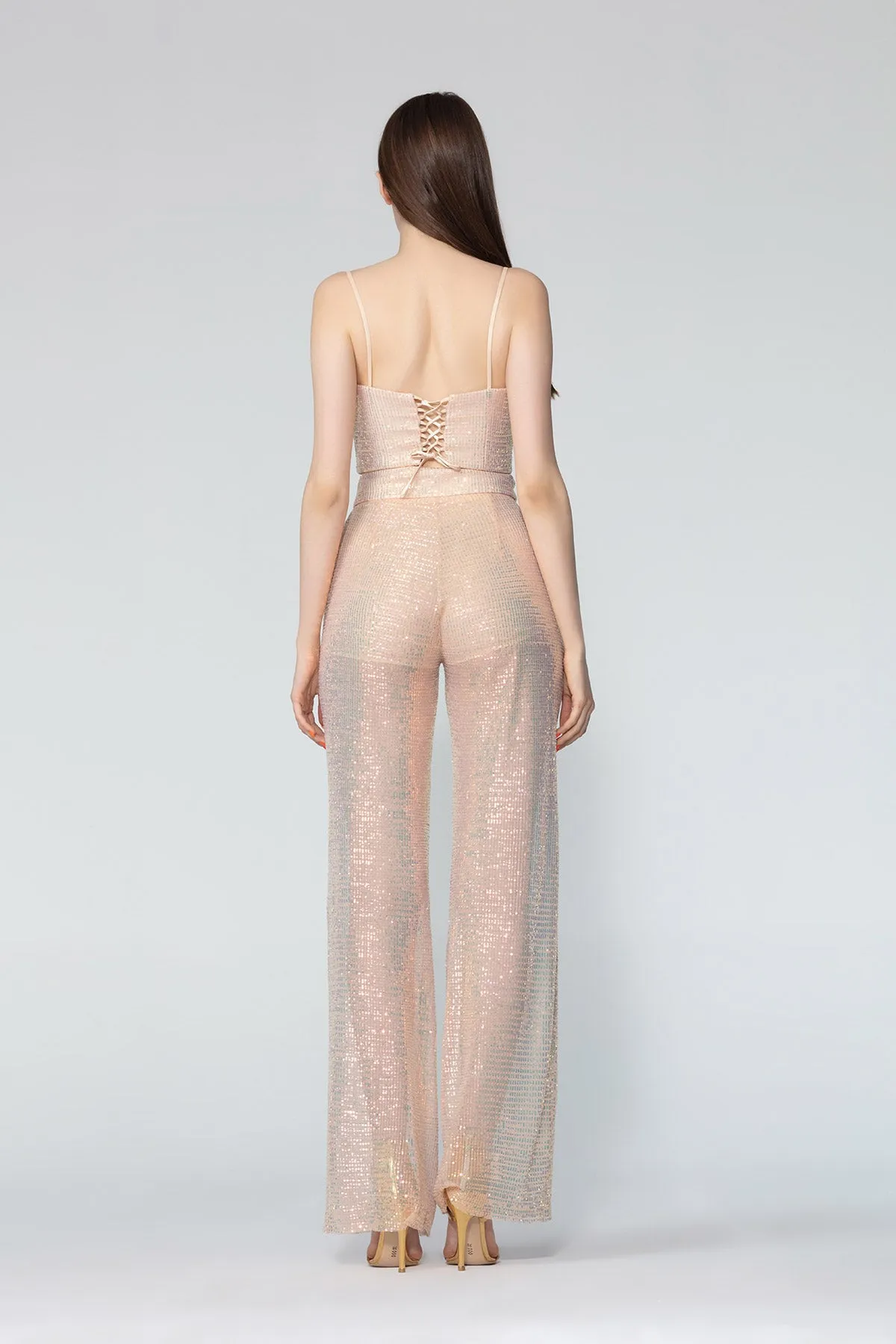 High Waist Wide Leg Trousers
