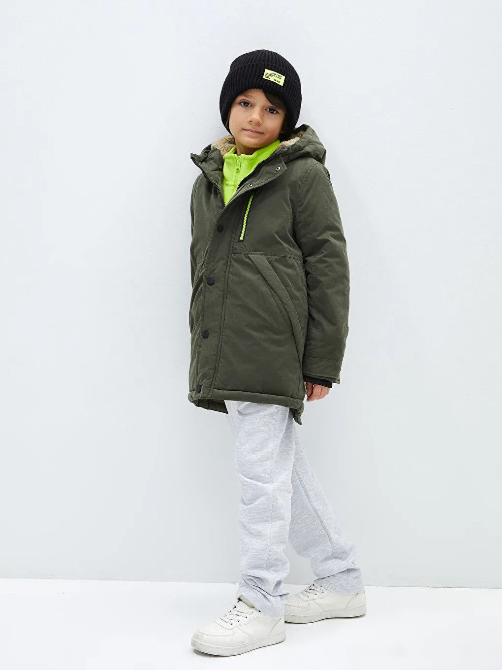 Hooded Boys Coat