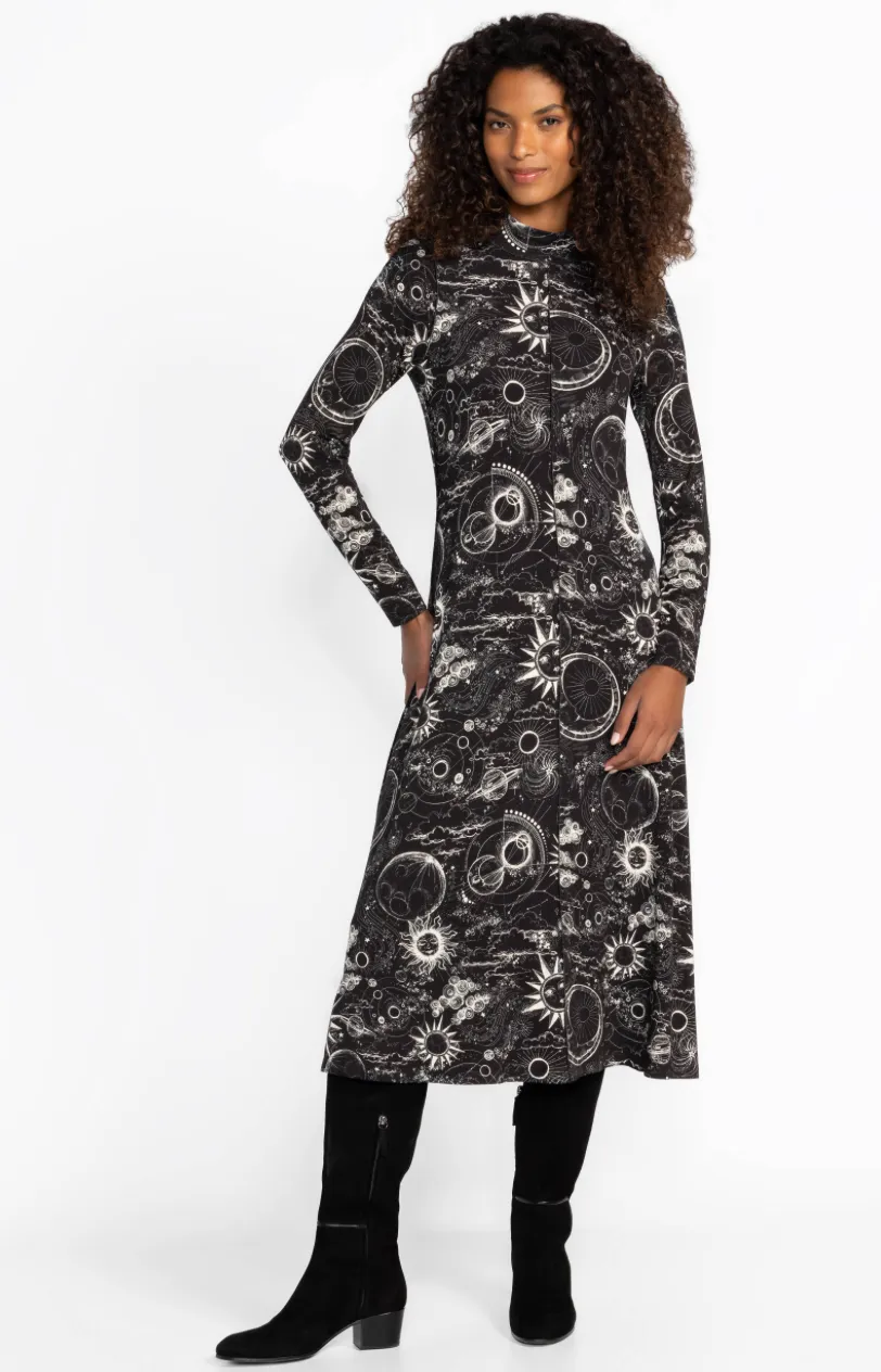 Janie Favorite Seamed Mock Dress