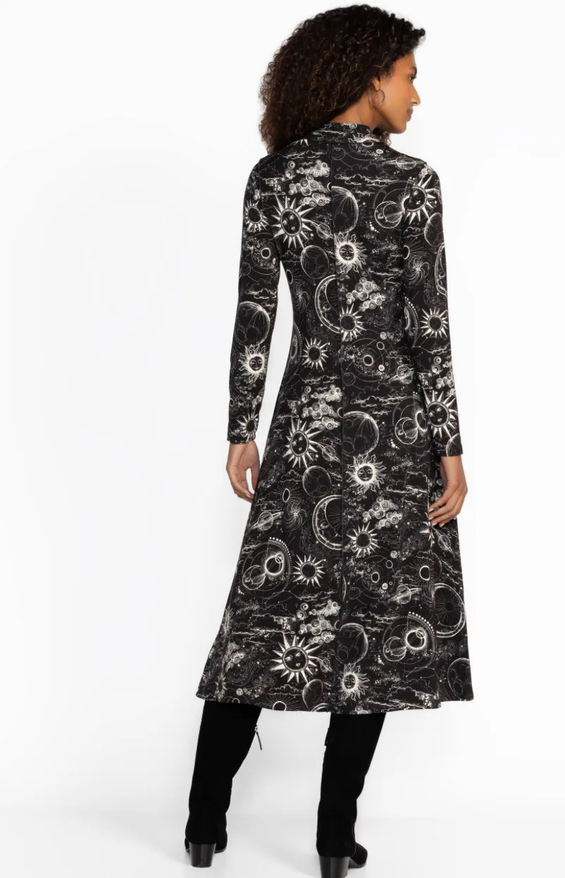 Janie Favorite Seamed Mock Dress