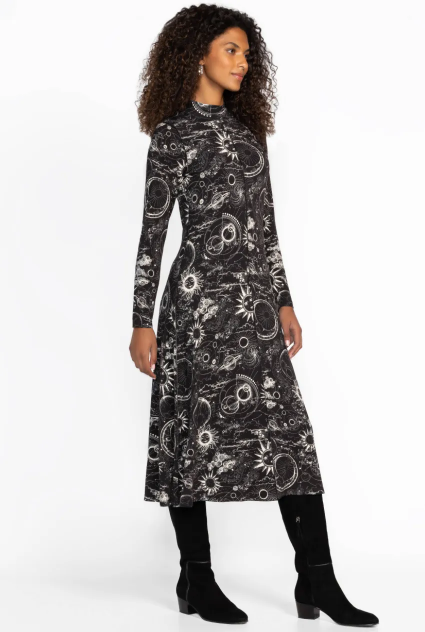 Janie Favorite Seamed Mock Dress
