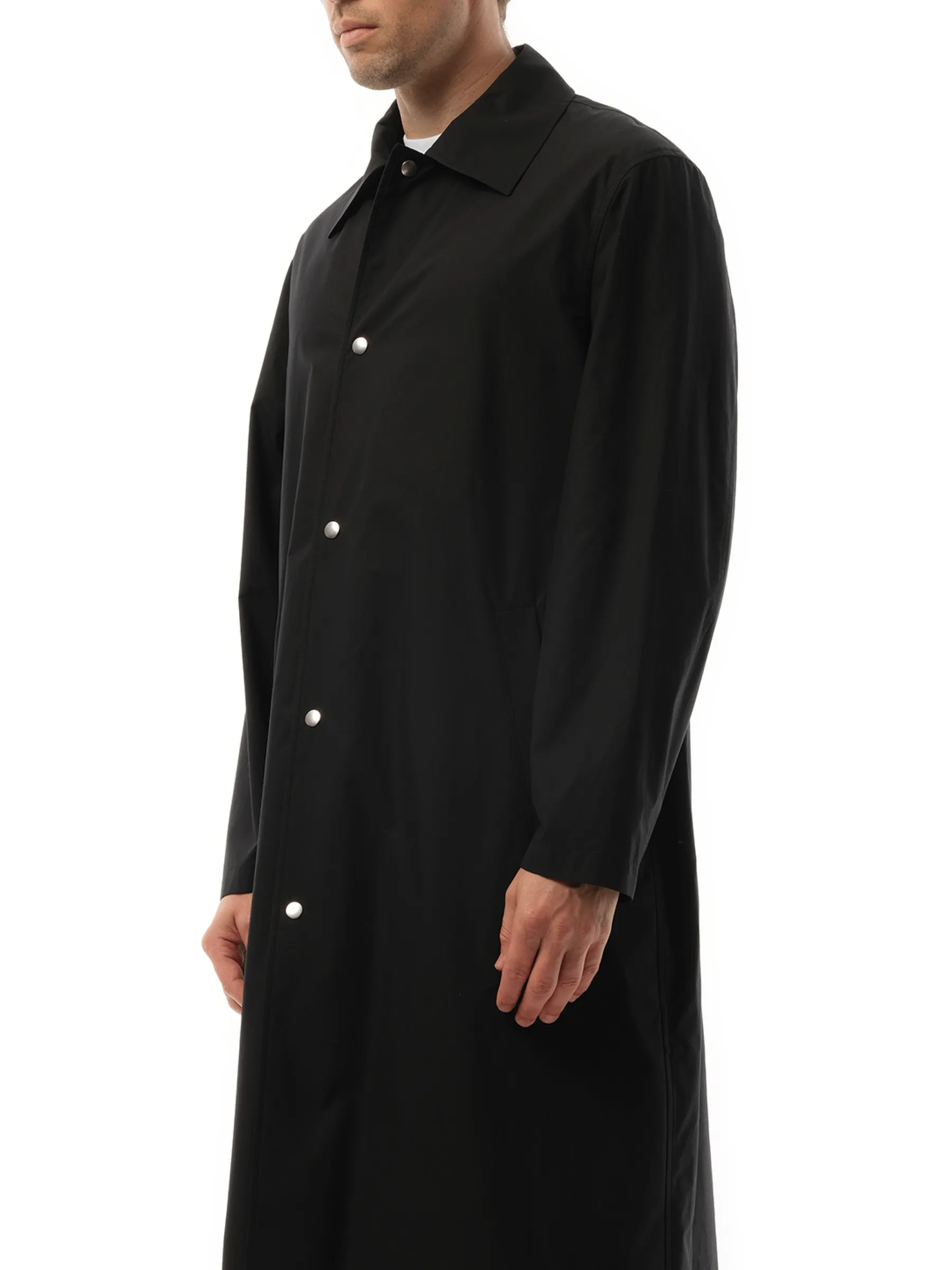 Jil Sander Logo Parka in Black