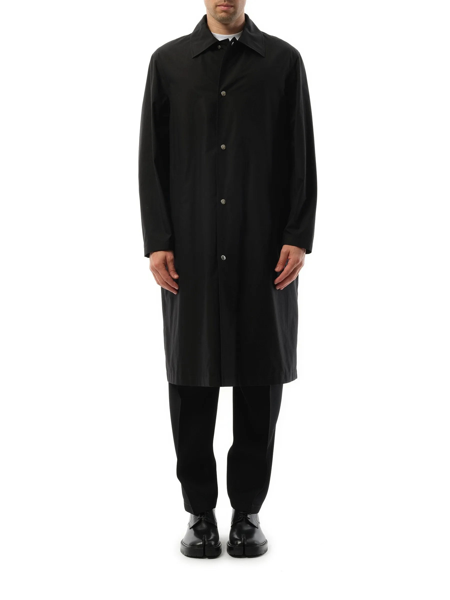 Jil Sander Logo Parka in Black