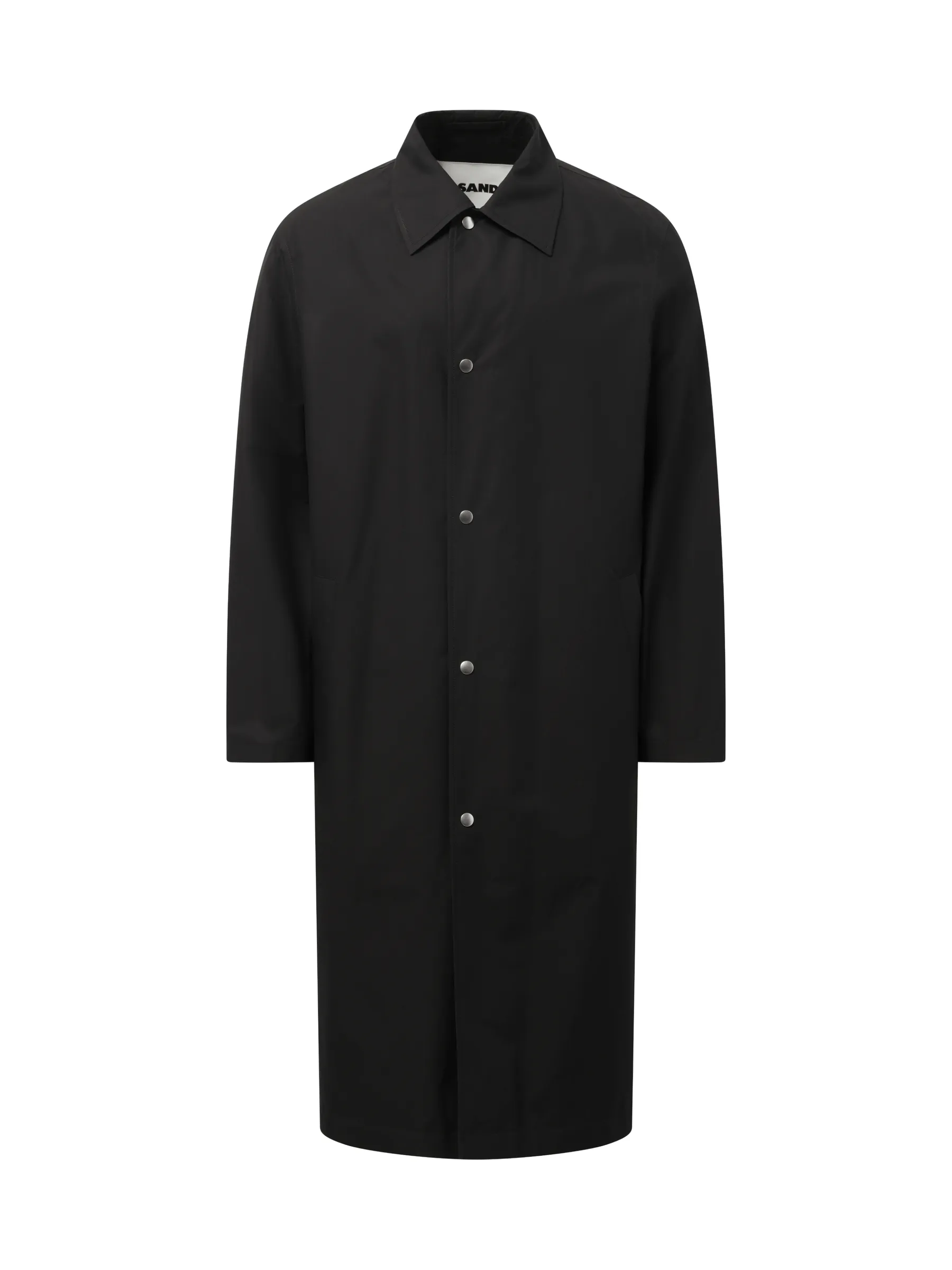 Jil Sander Logo Parka in Black