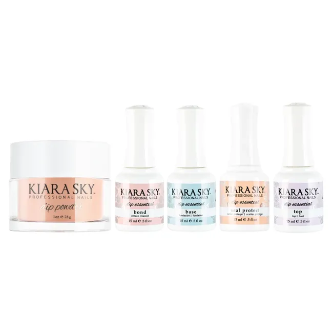 Kiara Sky Dip Powder Combo - Essentials Set & Creme D' Nude