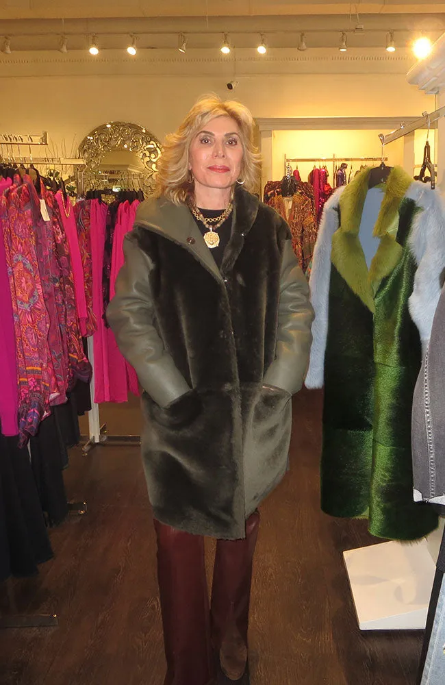 Love Infinity 100% Lamb Coat