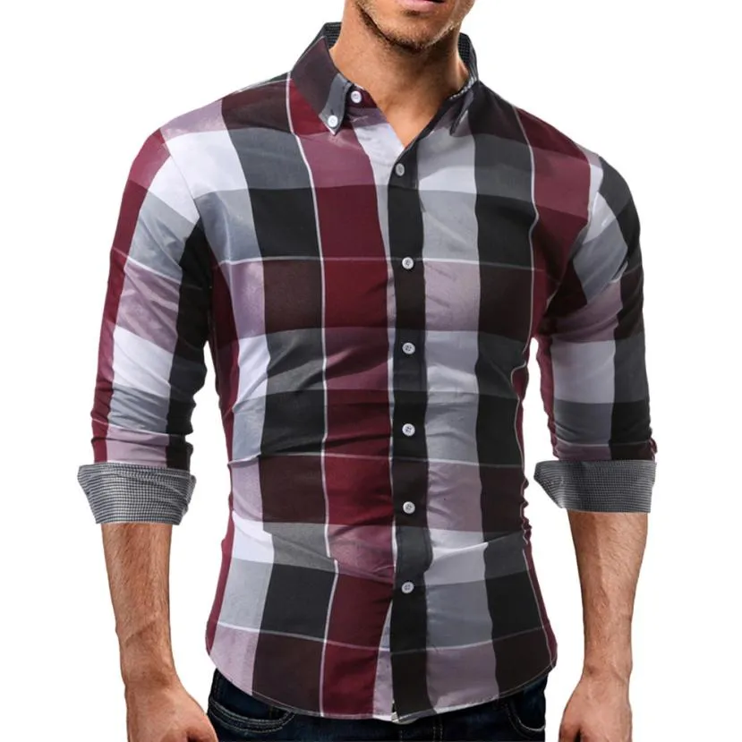 Men's Long Sleeve Pullover Casual shirts