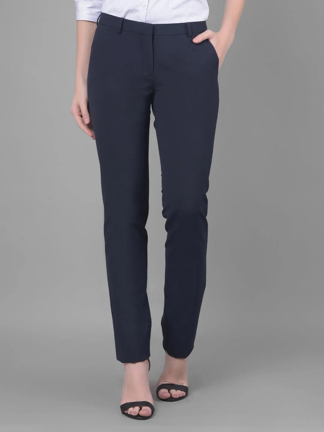 Navy Blue Chinos Trousers
