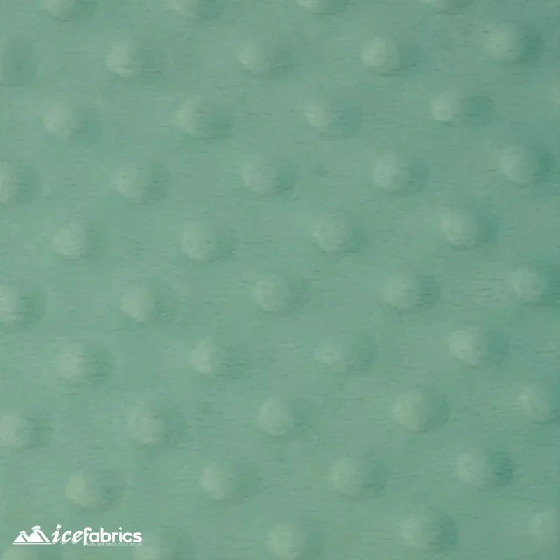 New Colors Dimple Bubble Polka Dot Minky Fabric