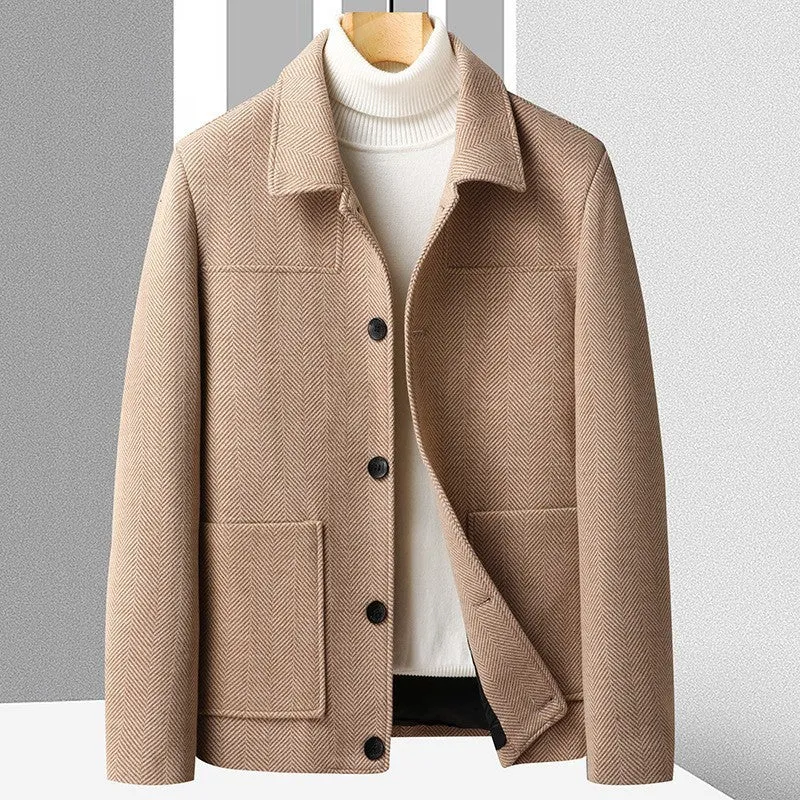 Plush And Thick Woolen Coat