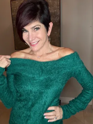 Presale Boatneck Eyelash Sweater