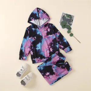 Unisex Long-Sleeve Tie Dye Long Sleeve Top & Pants Wholesale Little Girl Boutique Clothing